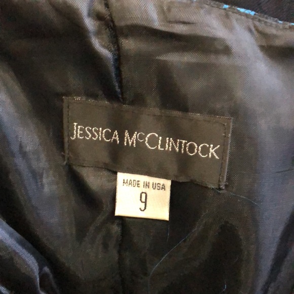 Jessica McClintock Strapless Cocktail Dress - Picture 8 of 9